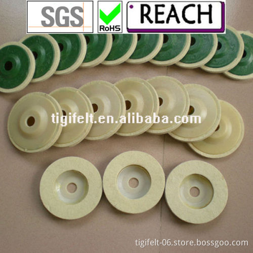 excellent abrasion resistance Polishing felt wheels with good quality/ ROSH test passed